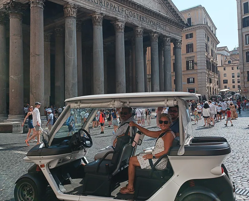 Rome City Center Private Golf Cart Tour
