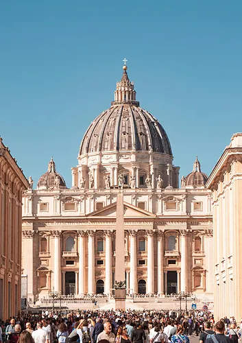 St. Peter’s from the square.
