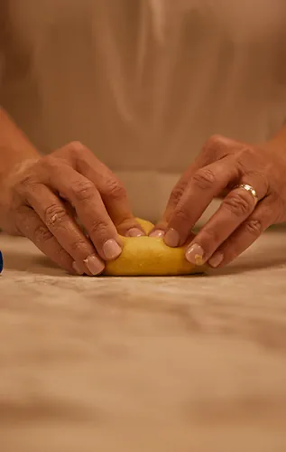 Hands on fresh pasta