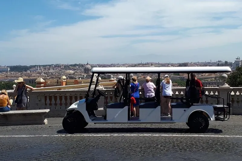 Rome City Center Private Golf Cart Tour