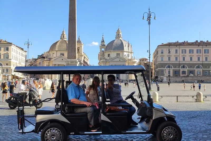 Rome City Center Private Golf Cart Tour