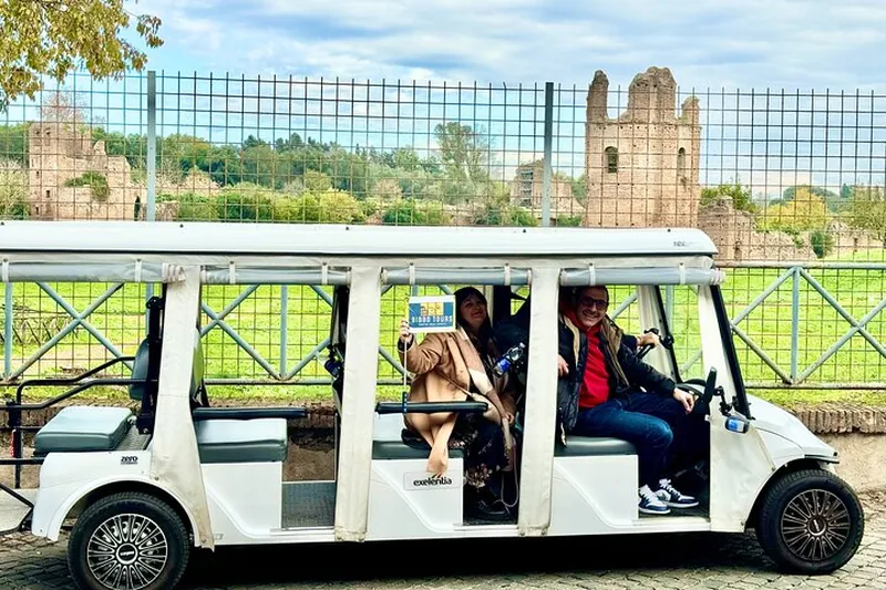 Appian Way and Catacombs Private Golf Cart Tour in Rome