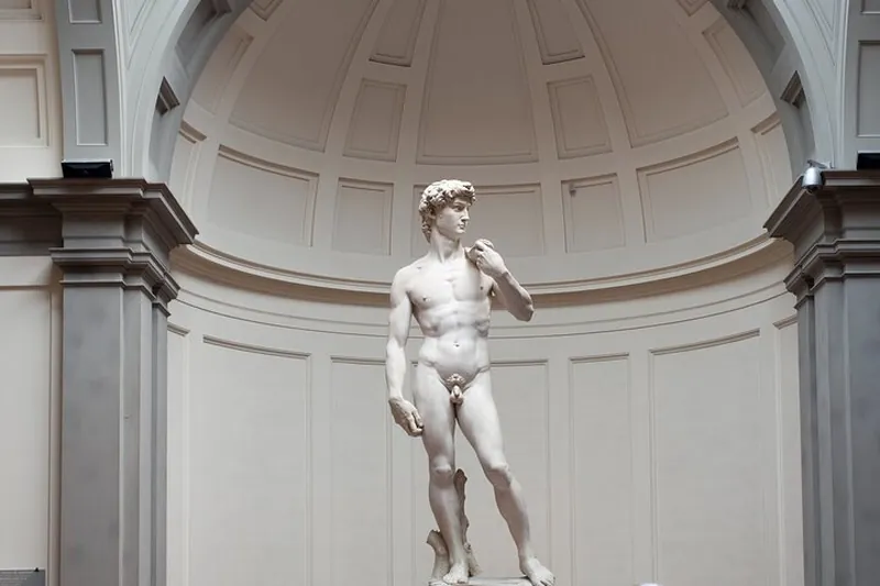 One hour with David at the Accademia Museum Florence
