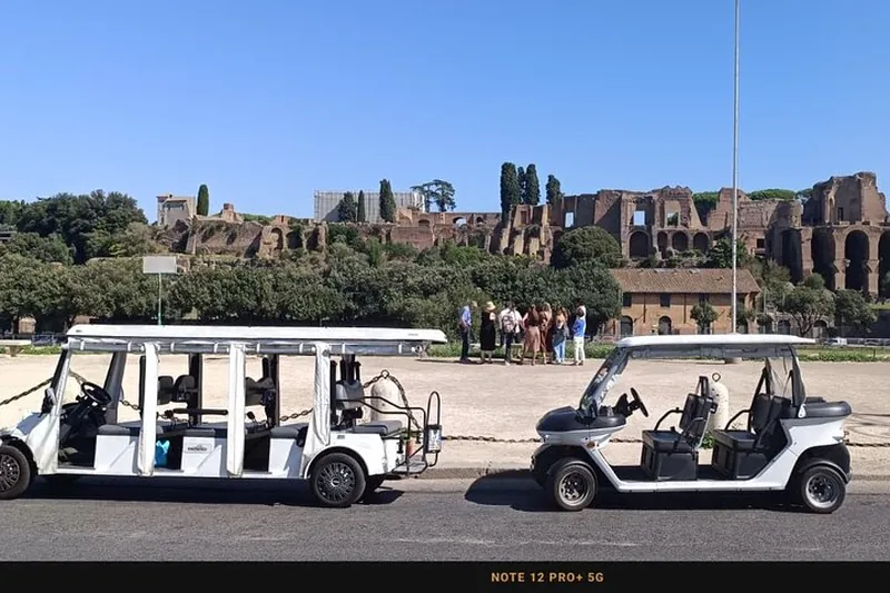 Rome Four Major Basilicas Private Golf Cart Tour