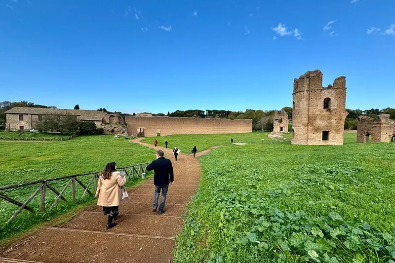 Appian Way and Catacombs Private Golf Cart Tour in Rome