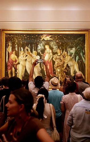 Inside the Uffizi