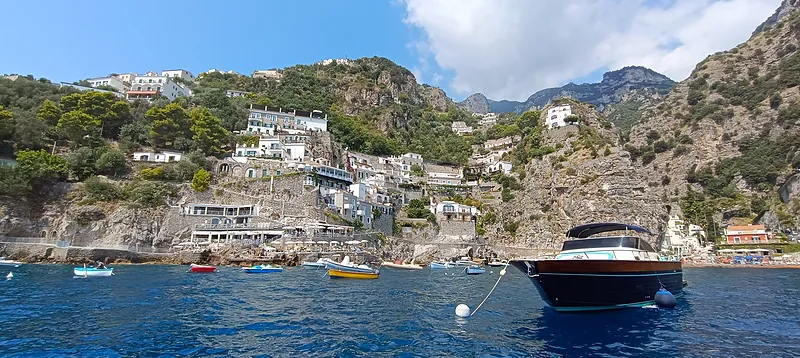 Amalfi Coast Private Boat Day Trip from Rome