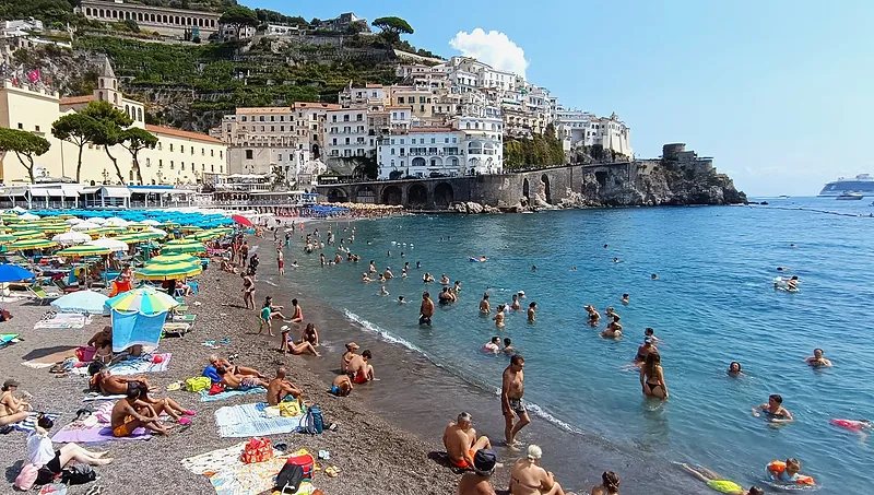 Amalfi Coast Private Boat Day Trip from Rome