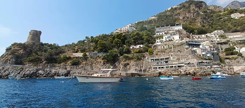 Amalfi Coast Private Boat Day Trip from Rome
