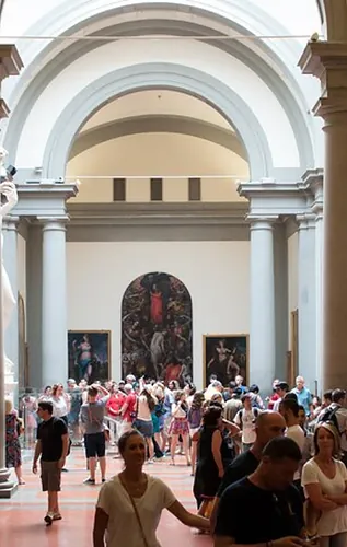 Inside the Accademia Gallery
