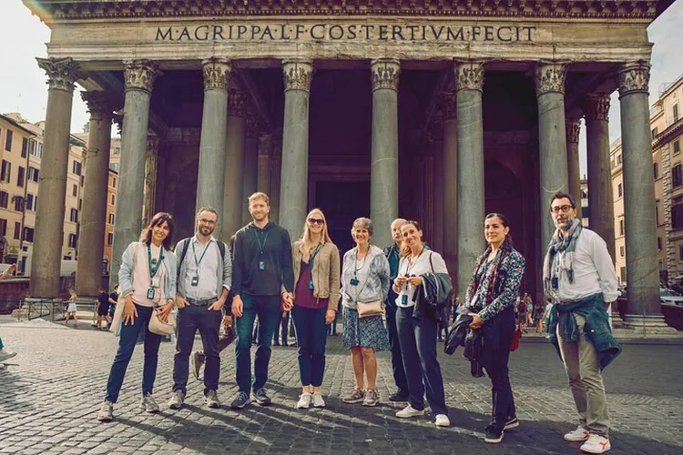Beneath the Pantheon Dome