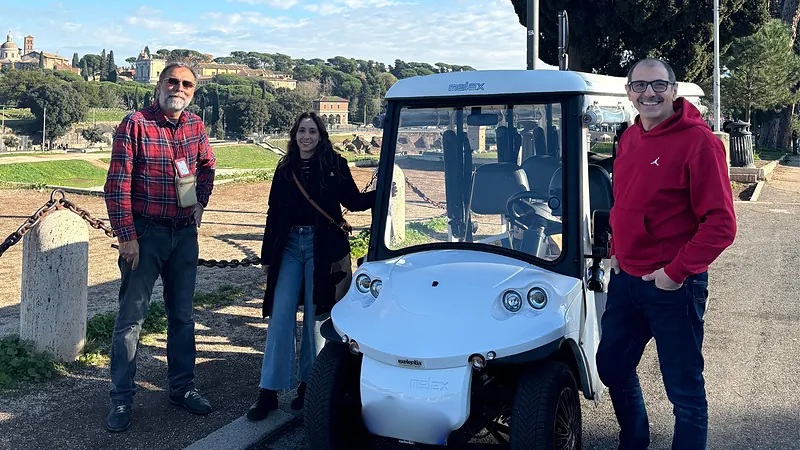 Appian Way and Catacombs Private Golf Cart Tour in Rome