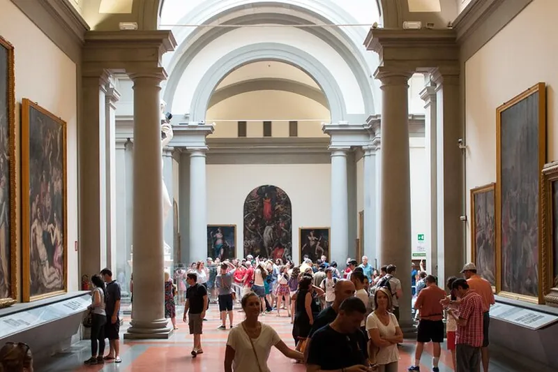 One hour with David at the Accademia Museum Florence