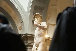 One hour with David at the Accademia Museum Florence