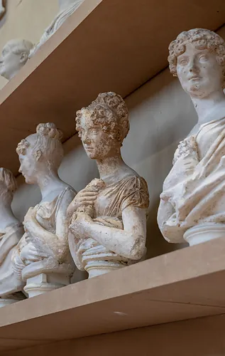 Forms emerging from marble