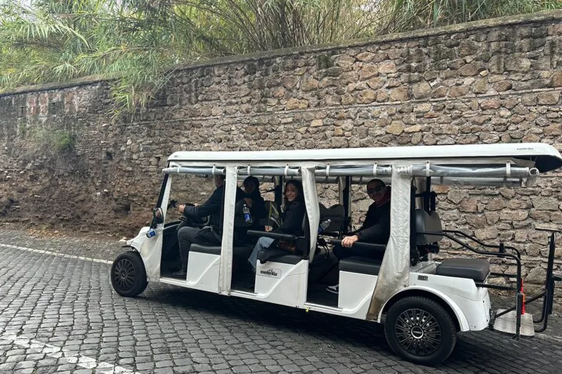 Appian Way and Catacombs Private Golf Cart Tour in Rome