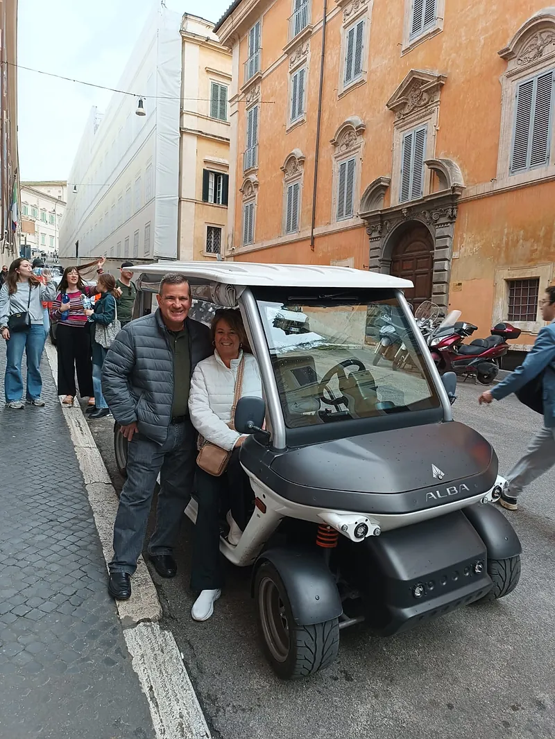 Rome City Center Private Golf Cart Tour