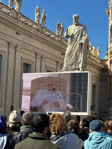 Shared Silence in Vatican City