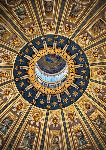 Beneath the golden dome