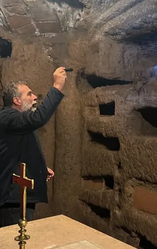 Through the Roman Catacombs