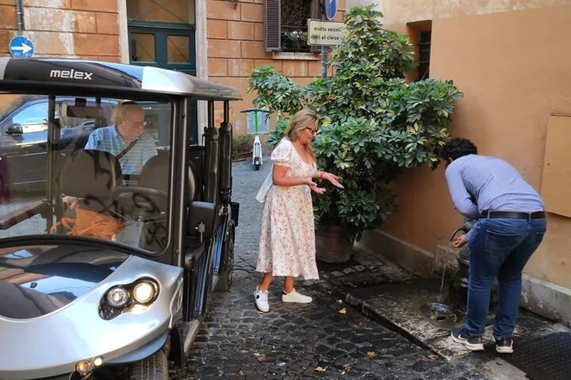 Rome City Center Private Golf Cart Tour