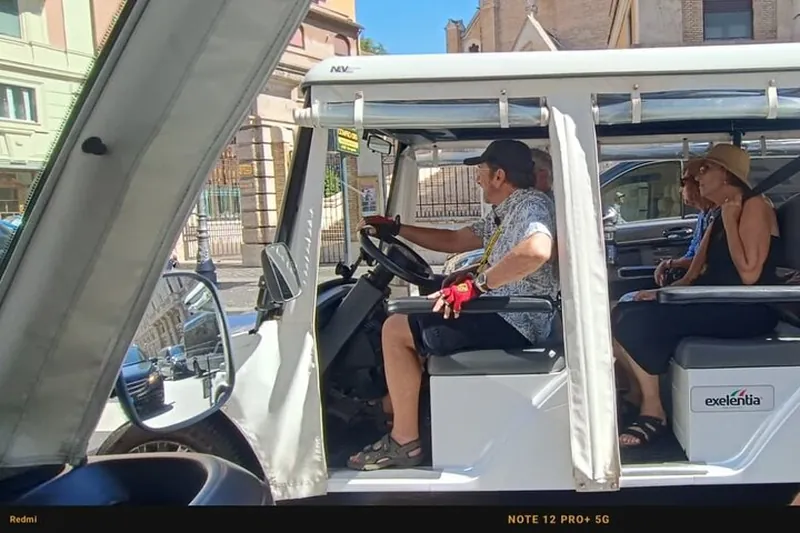 Rome Four Major Basilicas Private Golf Cart Tour