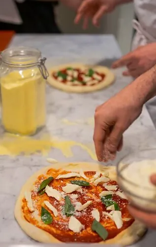 Hands in the dough