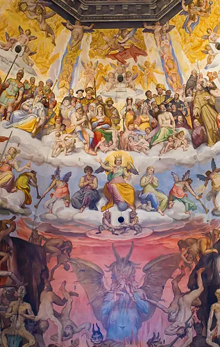Light across the frescoes