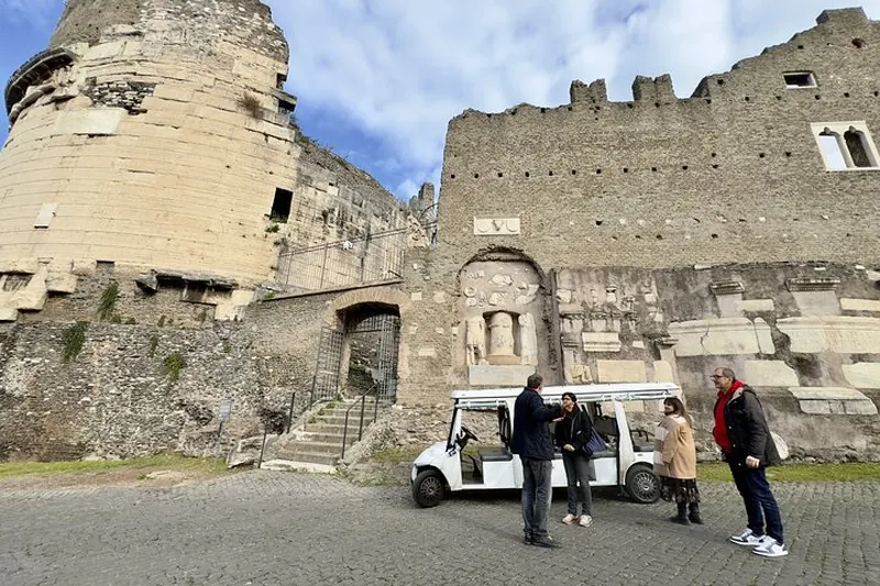 Appian Way and Catacombs Private Golf Cart Tour in Rome